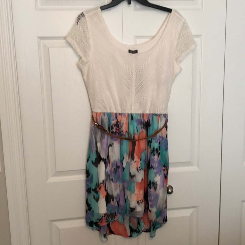 NWT Lily Rose (Kohl’s) High Low Floral Dress